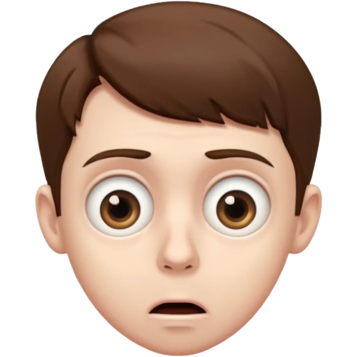 shocked male emoji