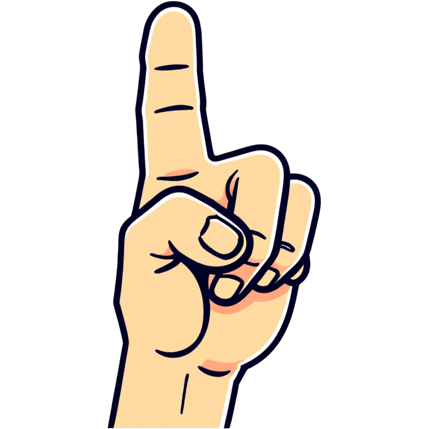 Middle finger  emoji