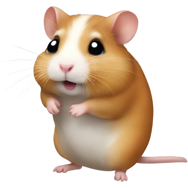 hamster with big butt emoji