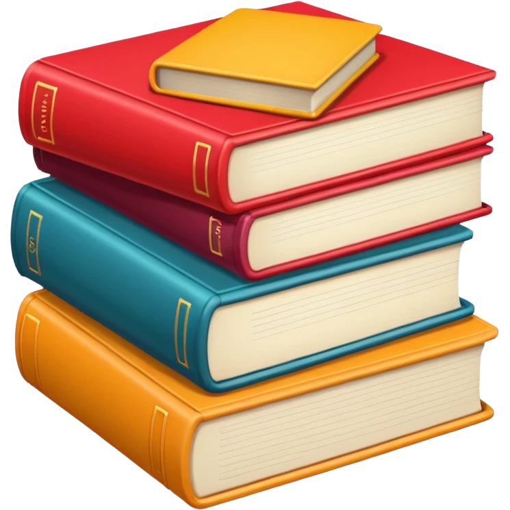 Libros para regreso a clases emoji