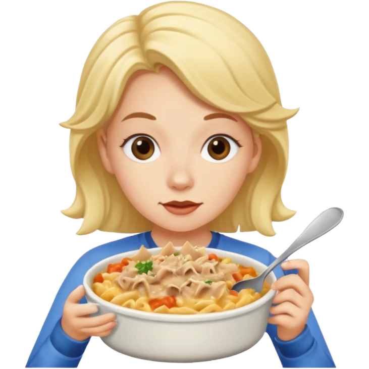 lesbian white girl tuna caserole emoji