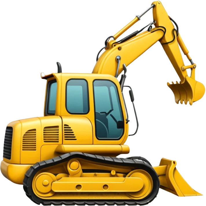 A backhoe emoji
