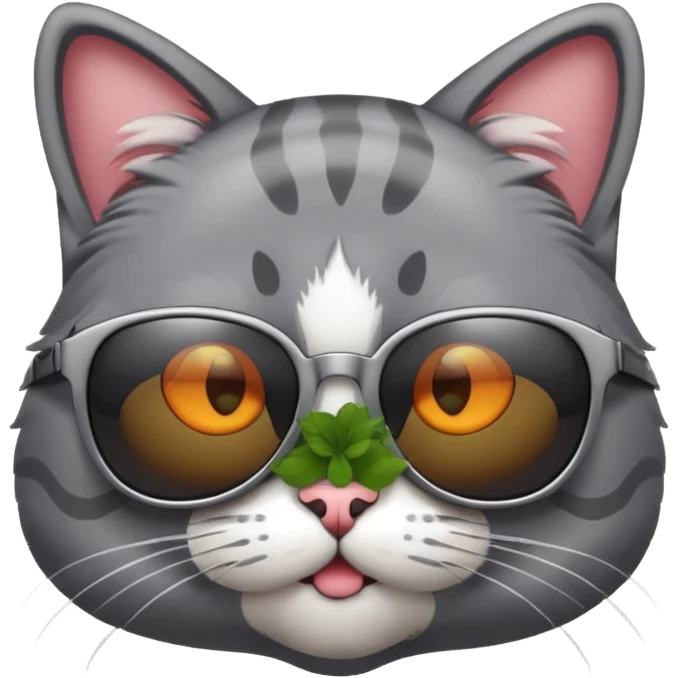 Cat wearing sunglasses emoji
