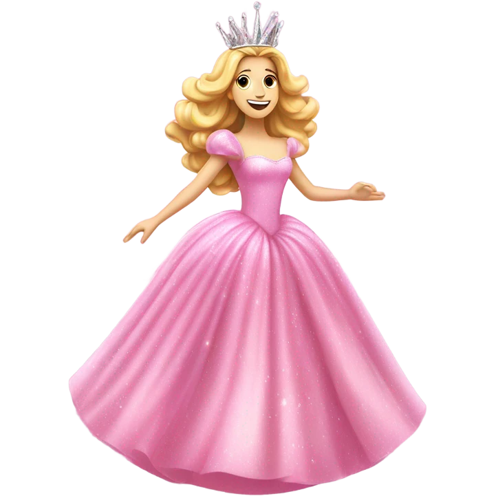 Glinda in her pink bubble  emoji