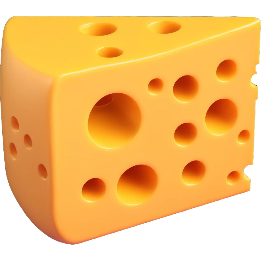 cheese with holes emoji