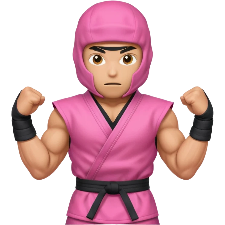 pink ninja emoji