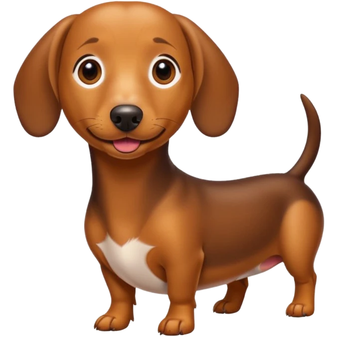 Weaner dog emoji