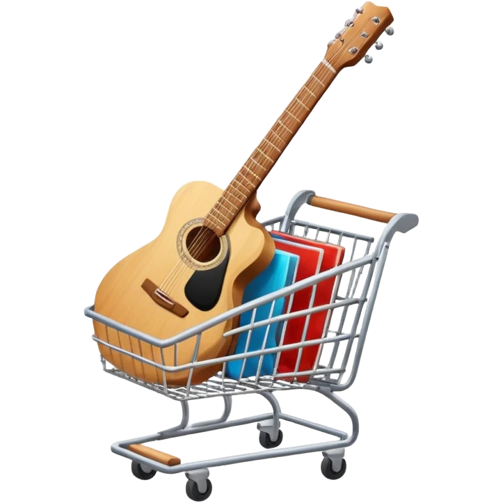 🛒🎸 emoji