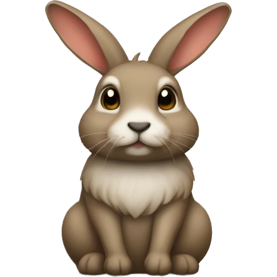 conejo con moño  emoji
