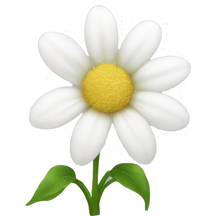 white flowers emoji