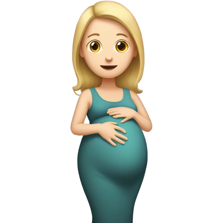 White pregnant woman  emoji