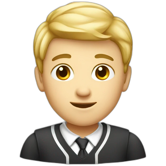 Schoolkid white emoji