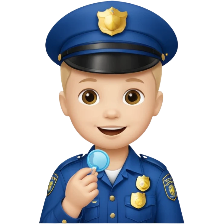baby police with pacifier emoji