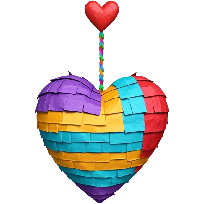 piñata heart emoji