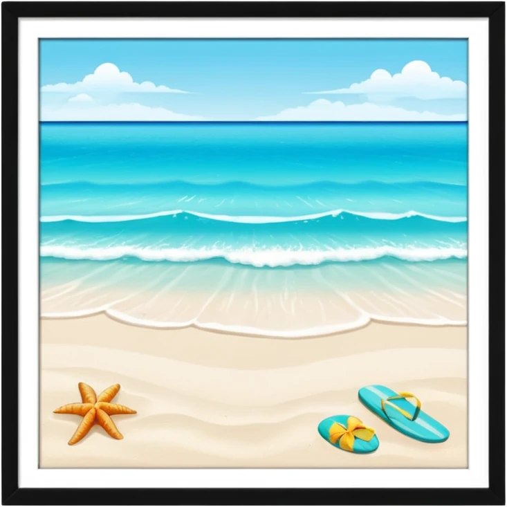 playa sin marco emoji