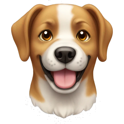 Cute dog  emoji