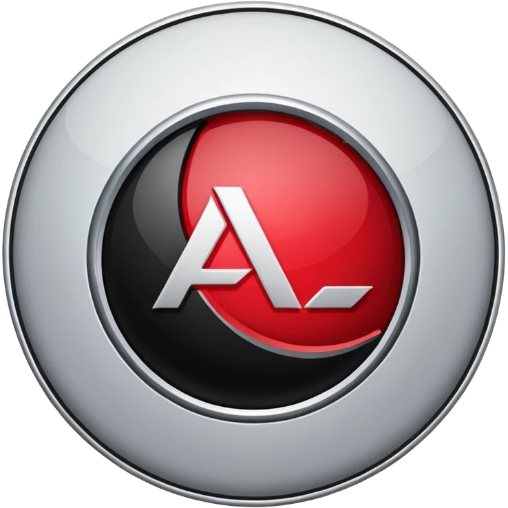 black and red amway logo Icon emoji