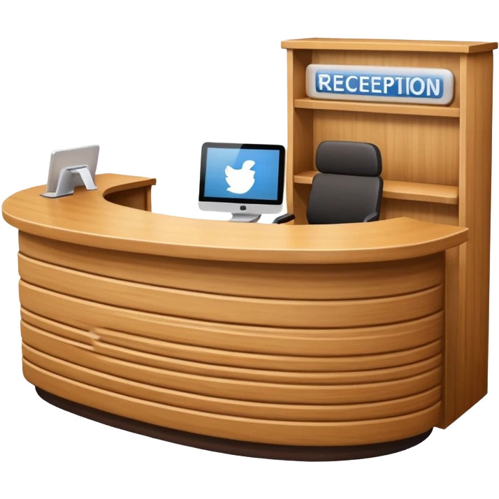 Reception desk
 emoji