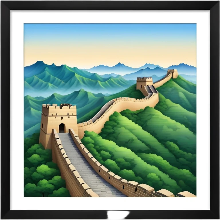 great wall of china emoji