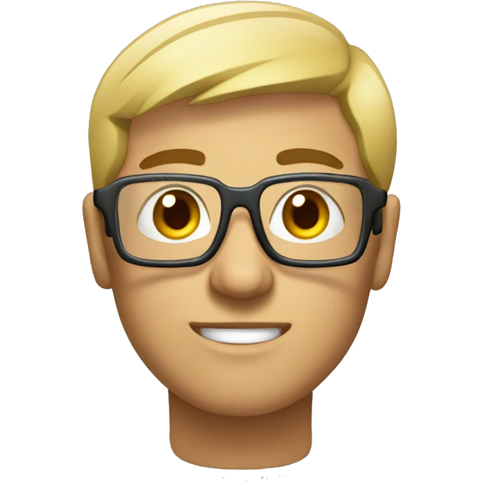 Accoutant with glass emoji