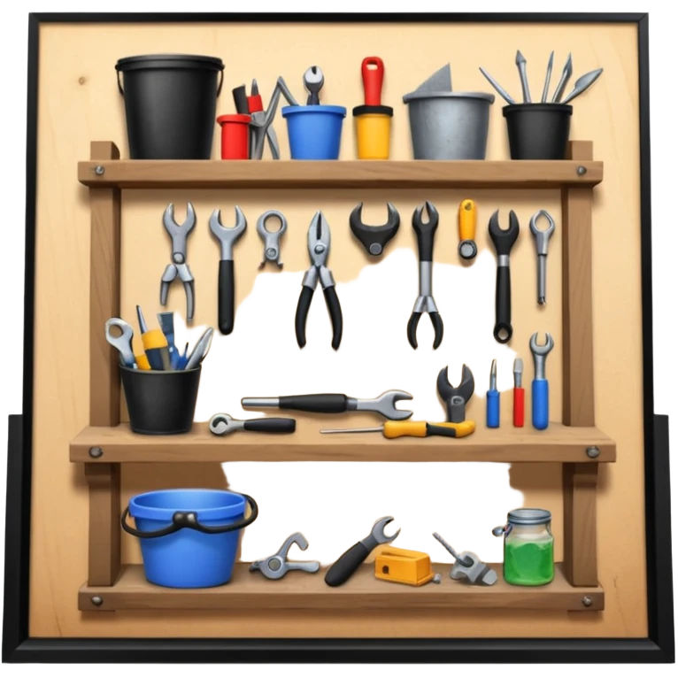 workshop black emoji