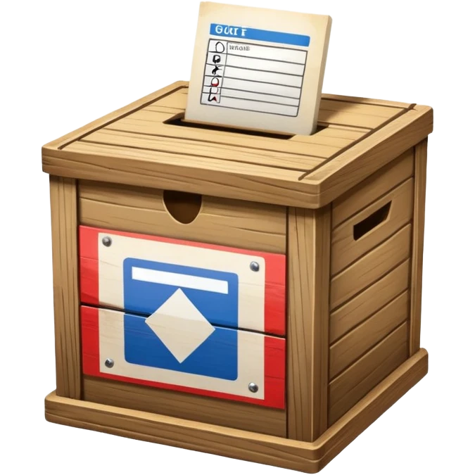 Caja de votos emoji