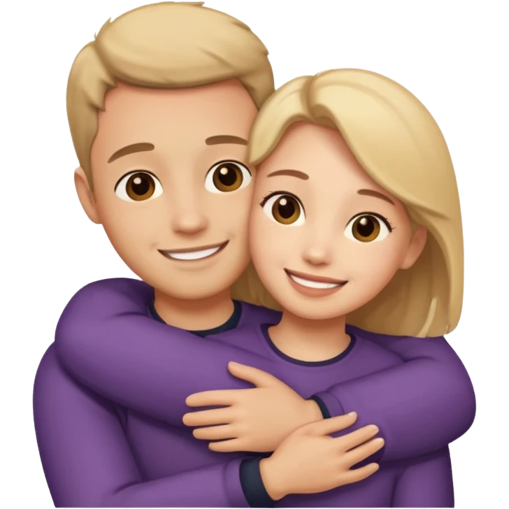 Hug fav person emoji