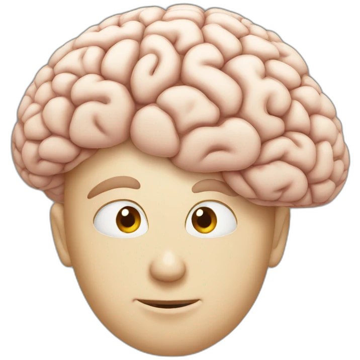 Big brain emoji
