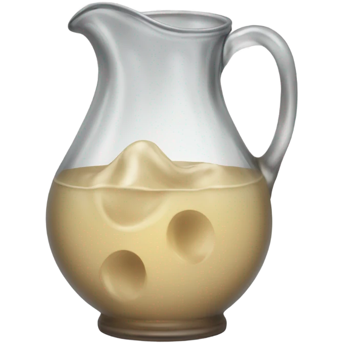 Pitcher overflowing emoji