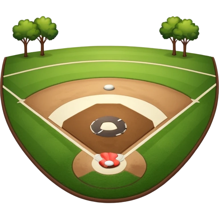 Baseball diamond from above emoji
