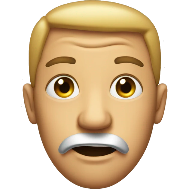 a side eye emoji straight mouth but eyes open and big emoji