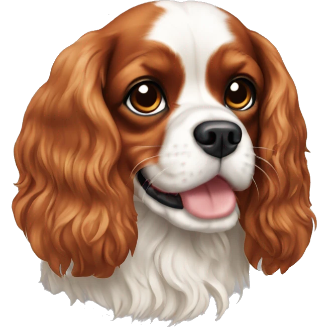 cavalier king charles spaniel  emoji