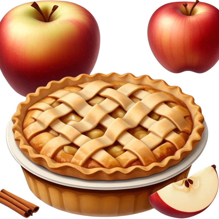 Tarta de Manzana Alemana emoji