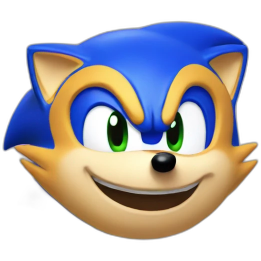 sonic in love  emoji