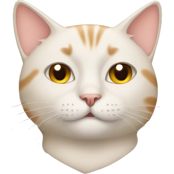 Cat closing the eye emoji