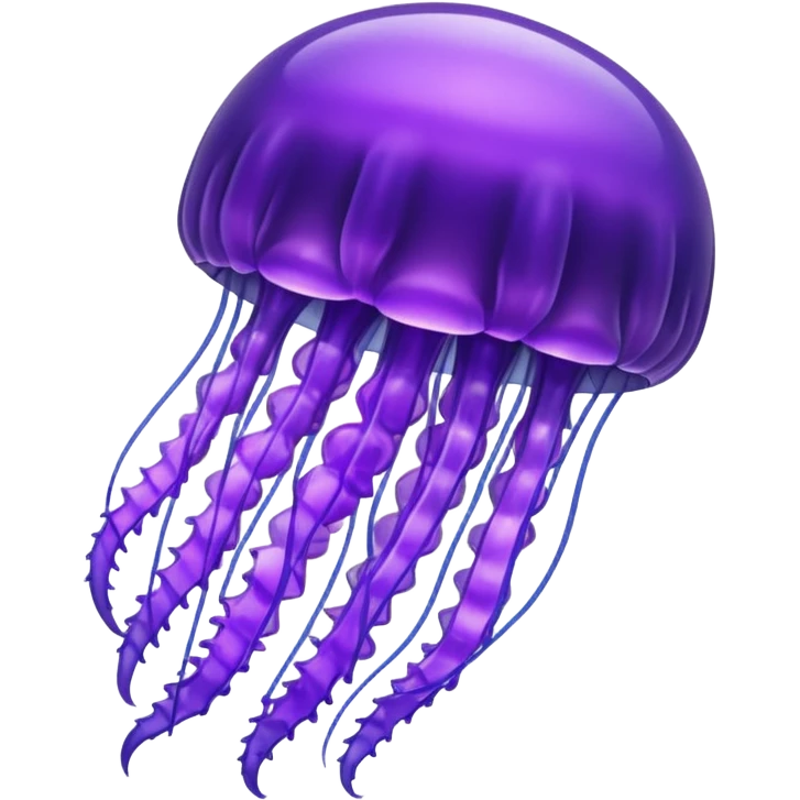 Purple jellyfish emoji