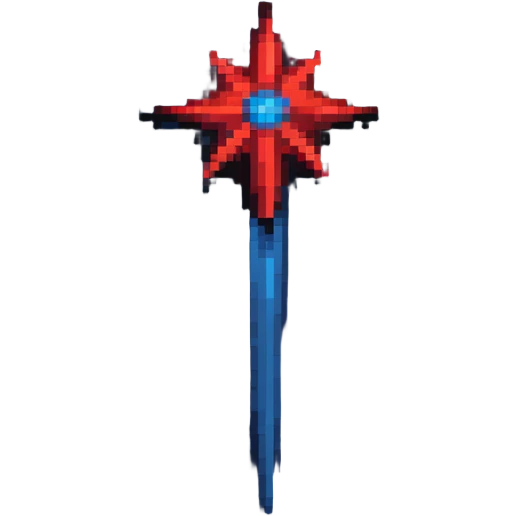 Deep blue morning star over planet with red sunrise emoji