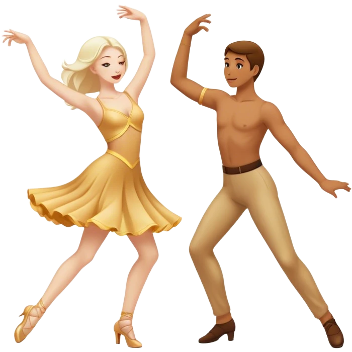 Me and you dancing emoji