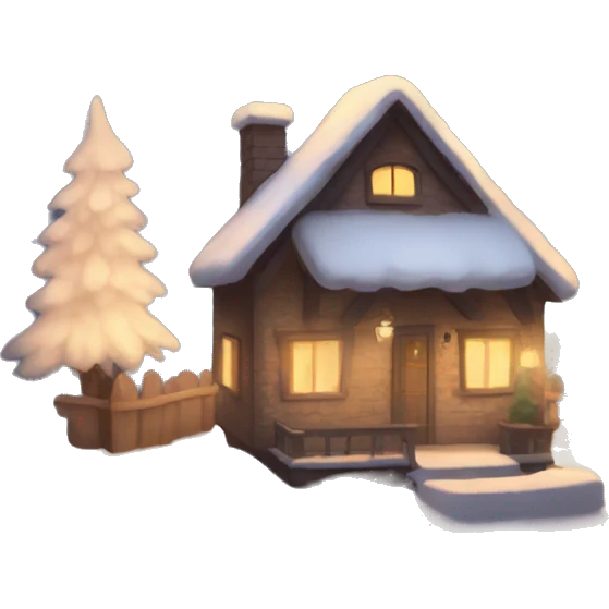 Cozy winter lights  emoji
