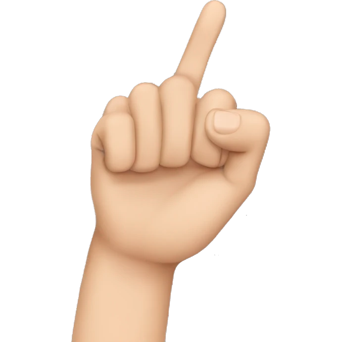 Hand with ring finger pointing down  emoji