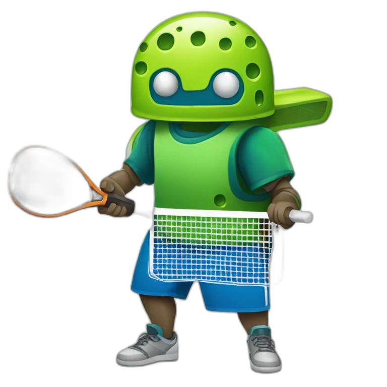 pickleball player droid emoji