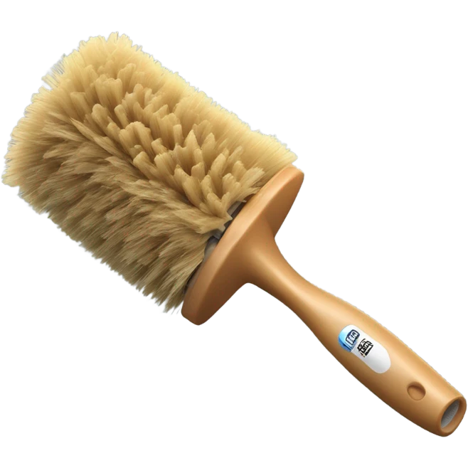 roller brush emoji
