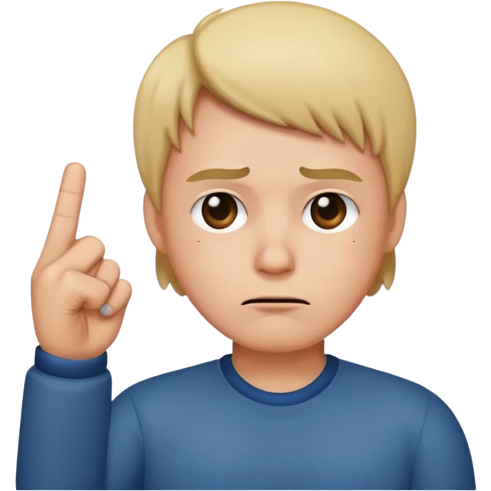disappointed face and middle finger  emoji