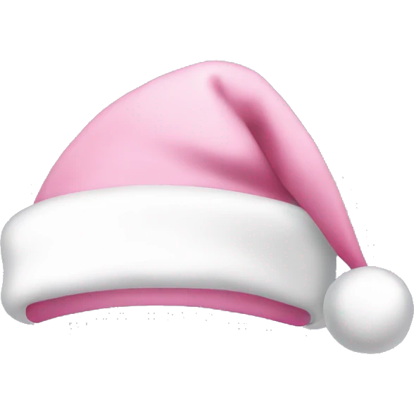 Light pink Santa hat emoji