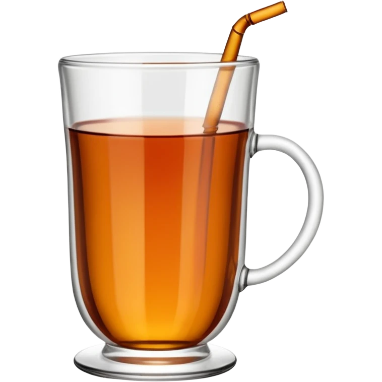 Turkish tea glass in “ince belli bardak” without the stand emoji