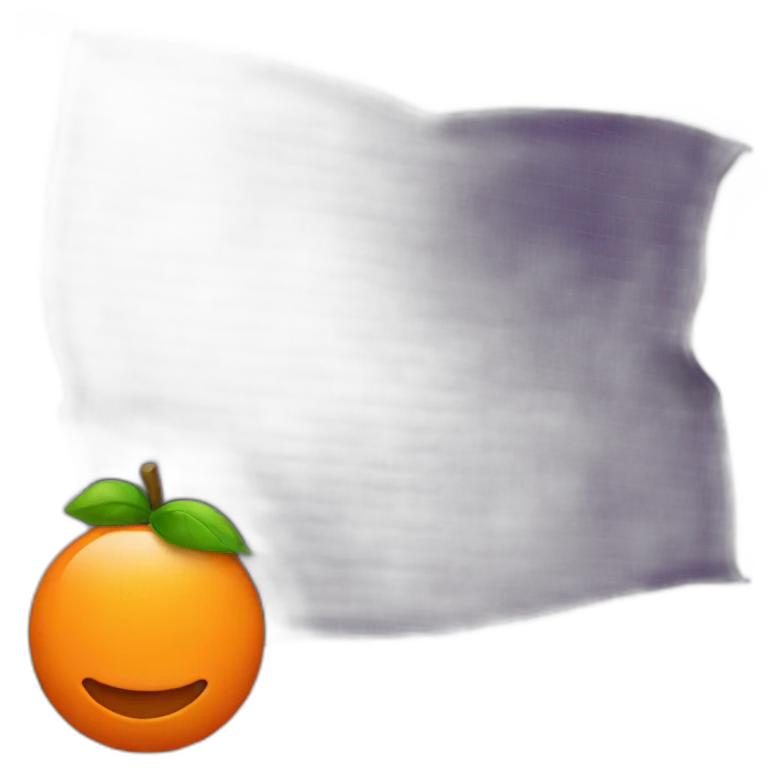 h LETTER orange emoji