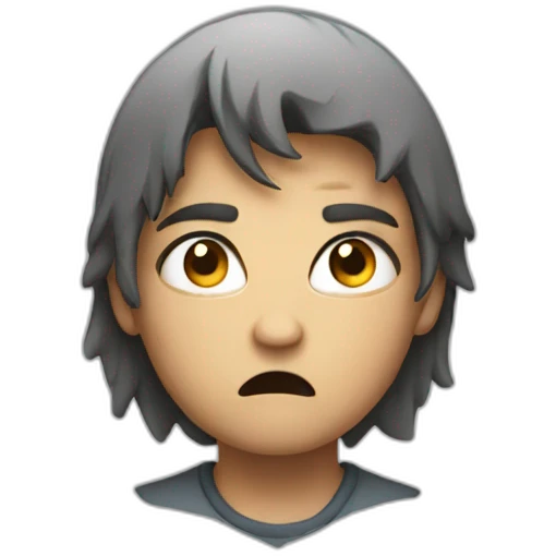angry young emoji