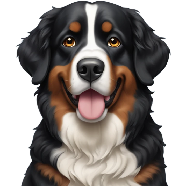Bernese mountain dogs emoji