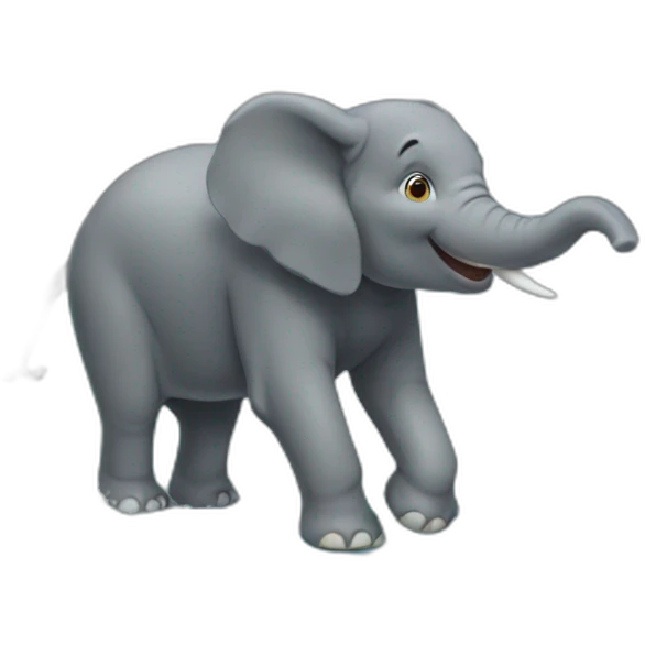 Éléphant qui surf emoji