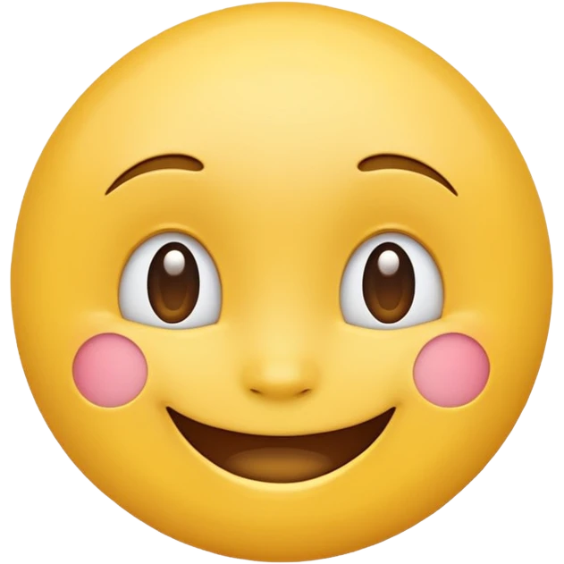 happy face emoji (no cheeks) emoji